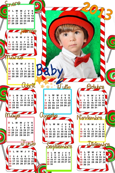 calendarios guarderias fotografos